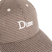 Dime Classic Houndstooth Low Pro Cap - Camel