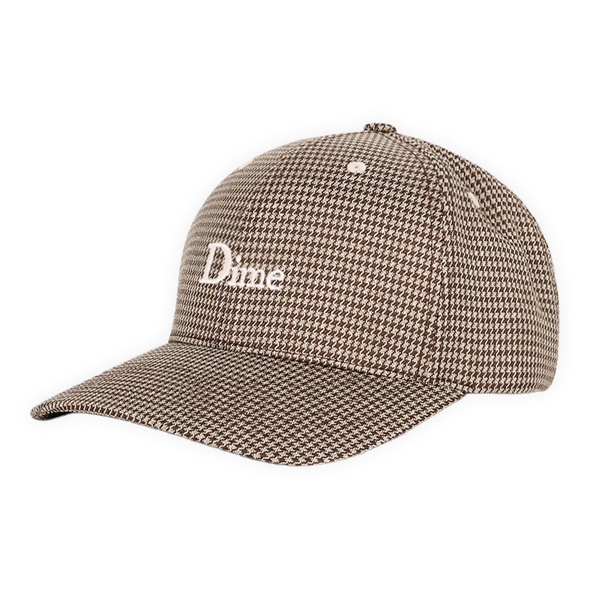 Dime Classic Houndstooth Low Pro Cap - Camel
