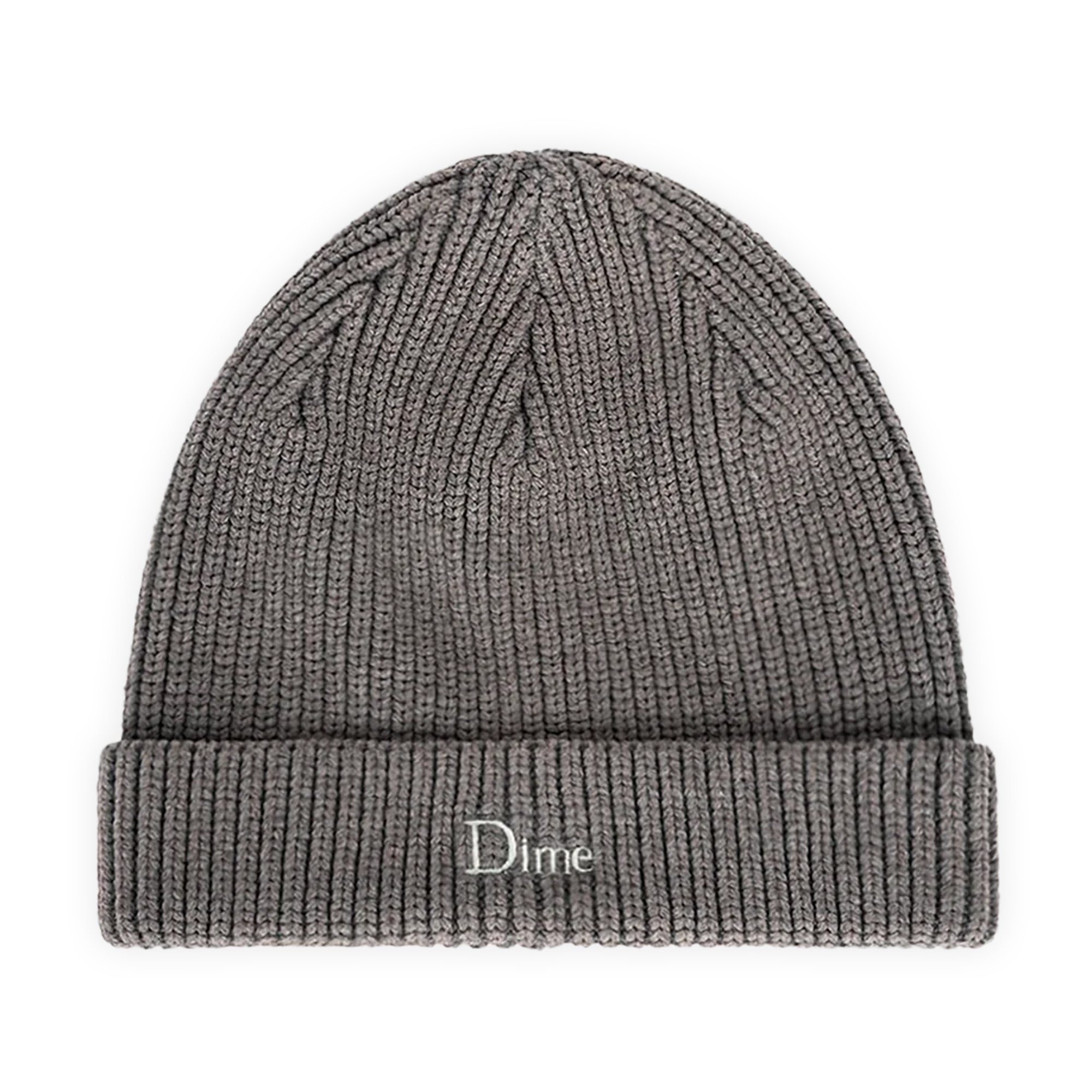 Dime Rib Fold Beanie - Dark Gray