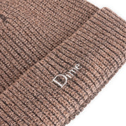Dime Rib Fold Beanie - Oak