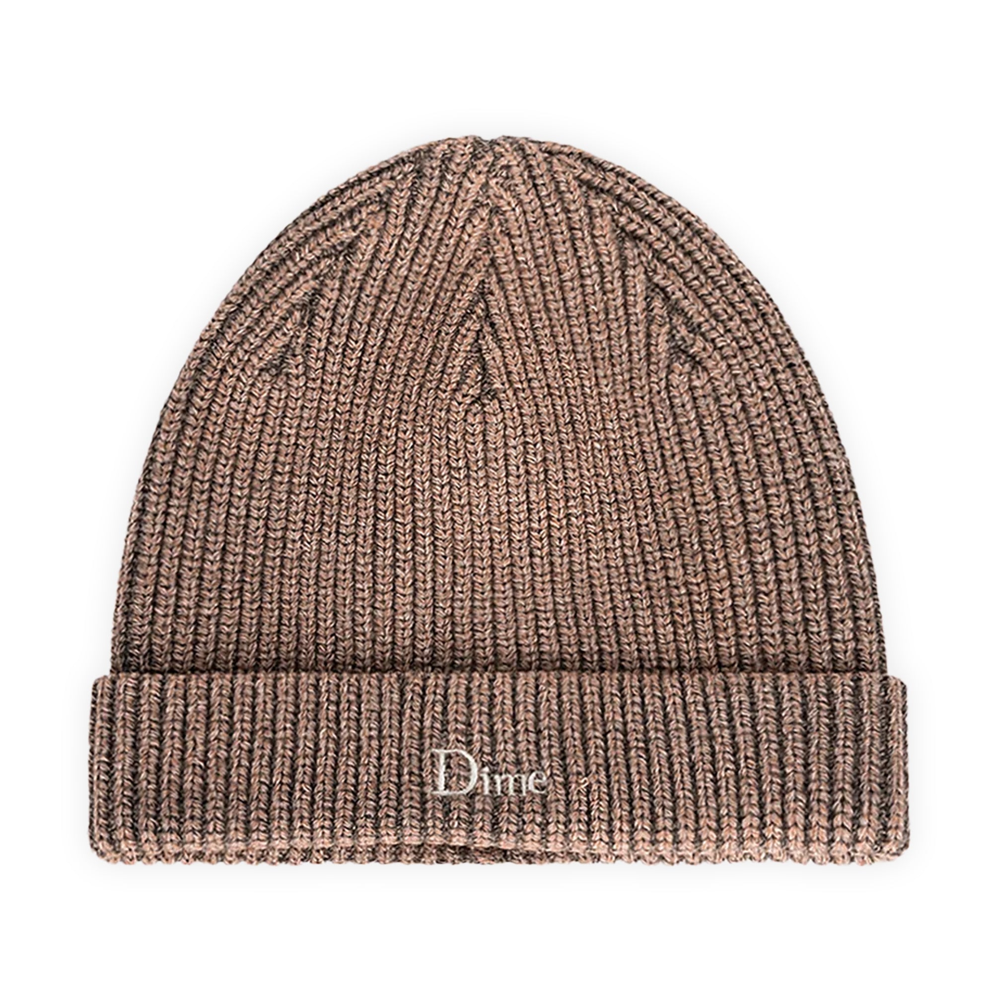 Dime Rib Fold Beanie - Oak