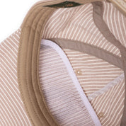 Dime Striped Worker Cap - Camel