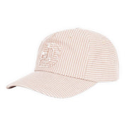 Dime Striped Worker Cap - Camel