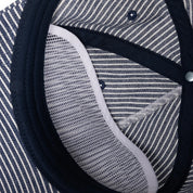 Dime Striped Worker Cap - Navy