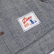 Dime Pleated Denim Jacket - Reversed Indigo