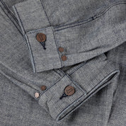 Dime Pleated Denim Jacket - Reversed Indigo