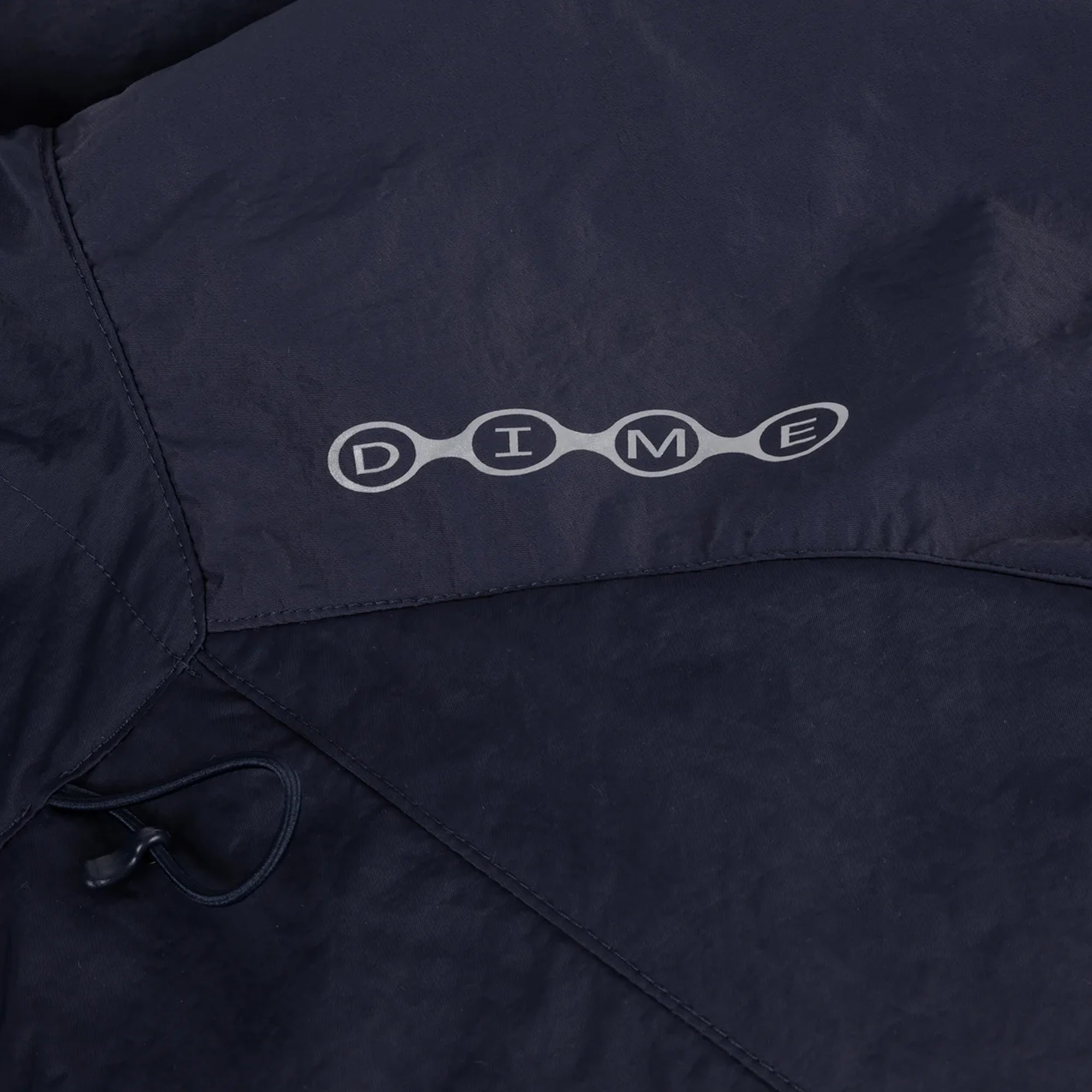Dime Crinkled Tech Windbreaker - Dark Navy
