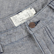 Dime Pleated Baggy Denim Shorts - Reversed Indigo