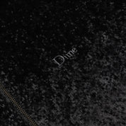 Dime Mohair Double Zip Knit - Black / Charcoal