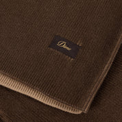 Dime Printed Rib Sweater - Brown / Tan