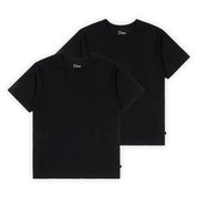Dime Two Pack Basics T-Shirts - Black