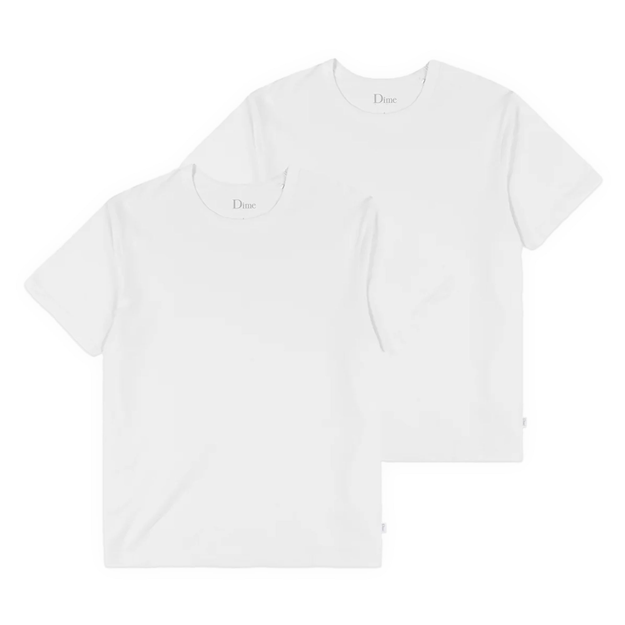 Dime Two Pack Basics T-Shirts - White
