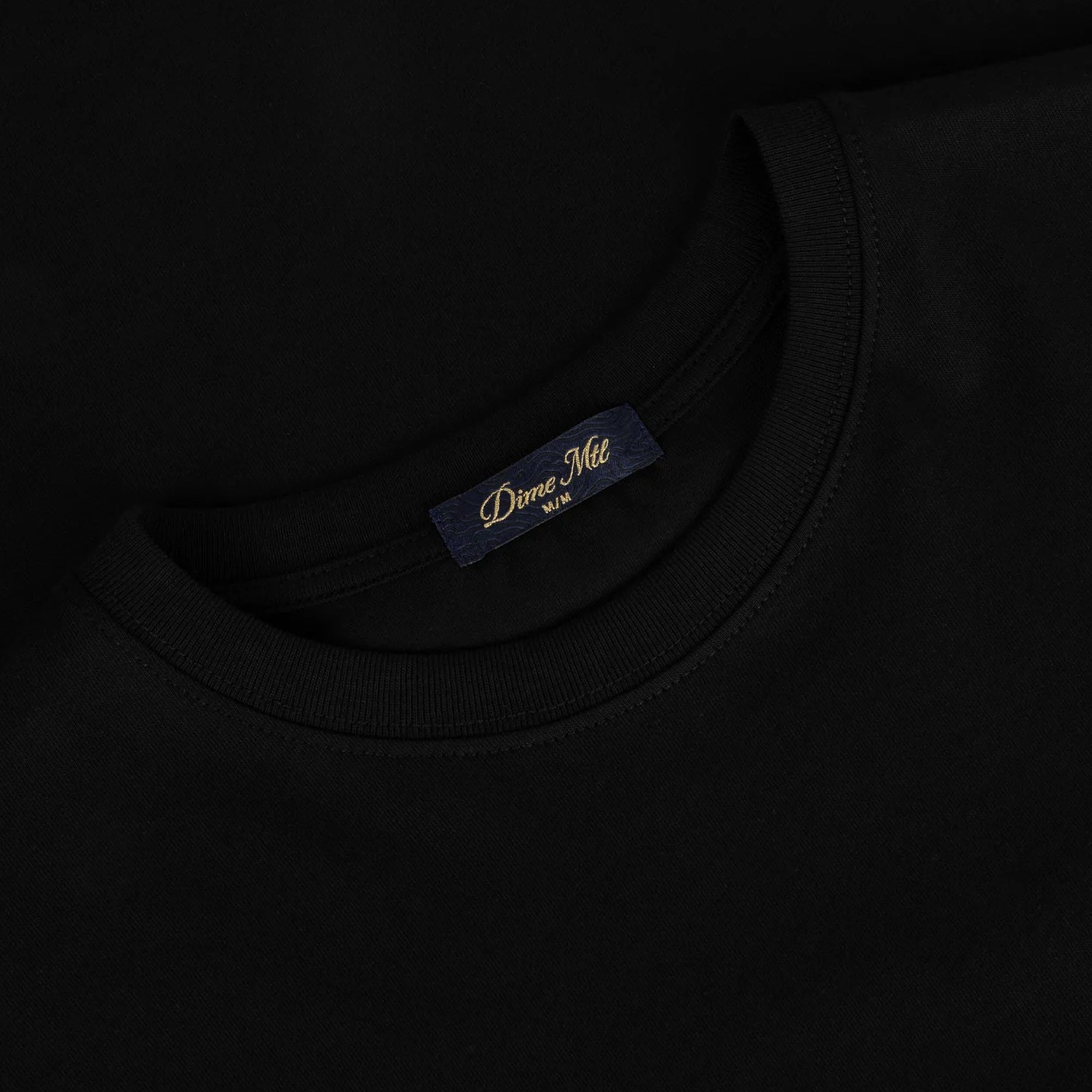 Dime Classic Plastic T-Shirt - Black