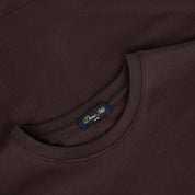 Dime Fingerprint T-Shirt - Dark Brown