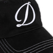 Dime Cursive Denim Worker Cap - Black Washed