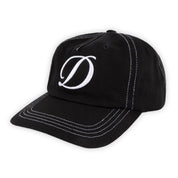 Dime Cursive Denim Worker Cap - Black Washed