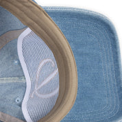 Dime Cursive Denim Worker Cap - Blue Washed