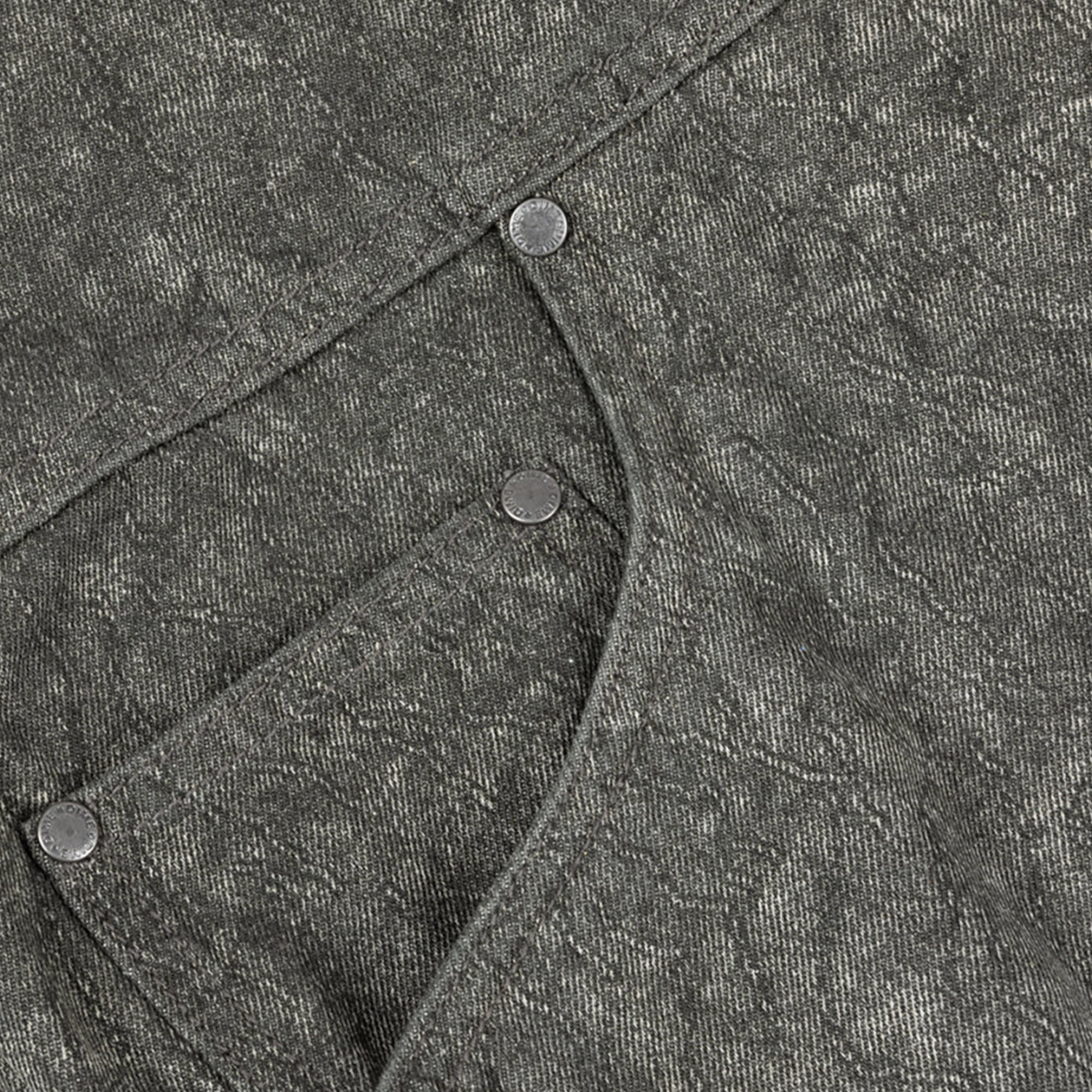 Dime Hooded Denim Jacket - Electric Charcoal