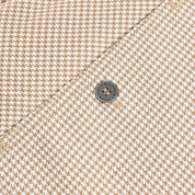 Dime Baggy Houndstooth Shorts - Beige
