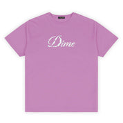 Dime Cursive Paper Cut T-Shirt - Lilac