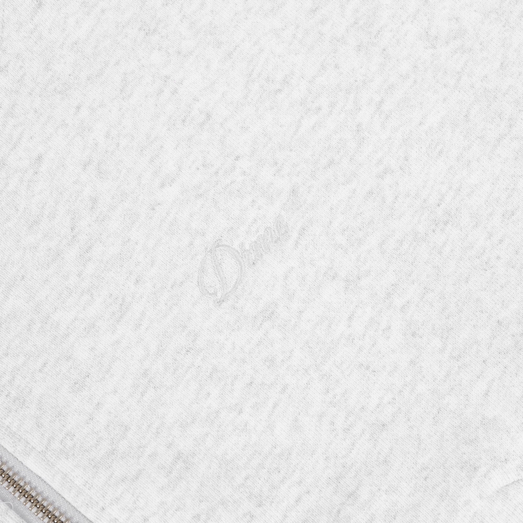 Dime Cropped Zip Hoodie - Ash