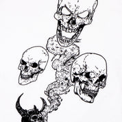 Dungeon No Body Lives Tee - White