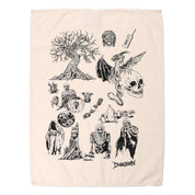 Dungeon Night Winds Tea Towel