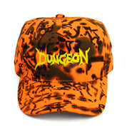 Dungeon Logo Cap - Orange Forest Camo