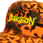 Dungeon Logo Cap - Orange Forest Camo