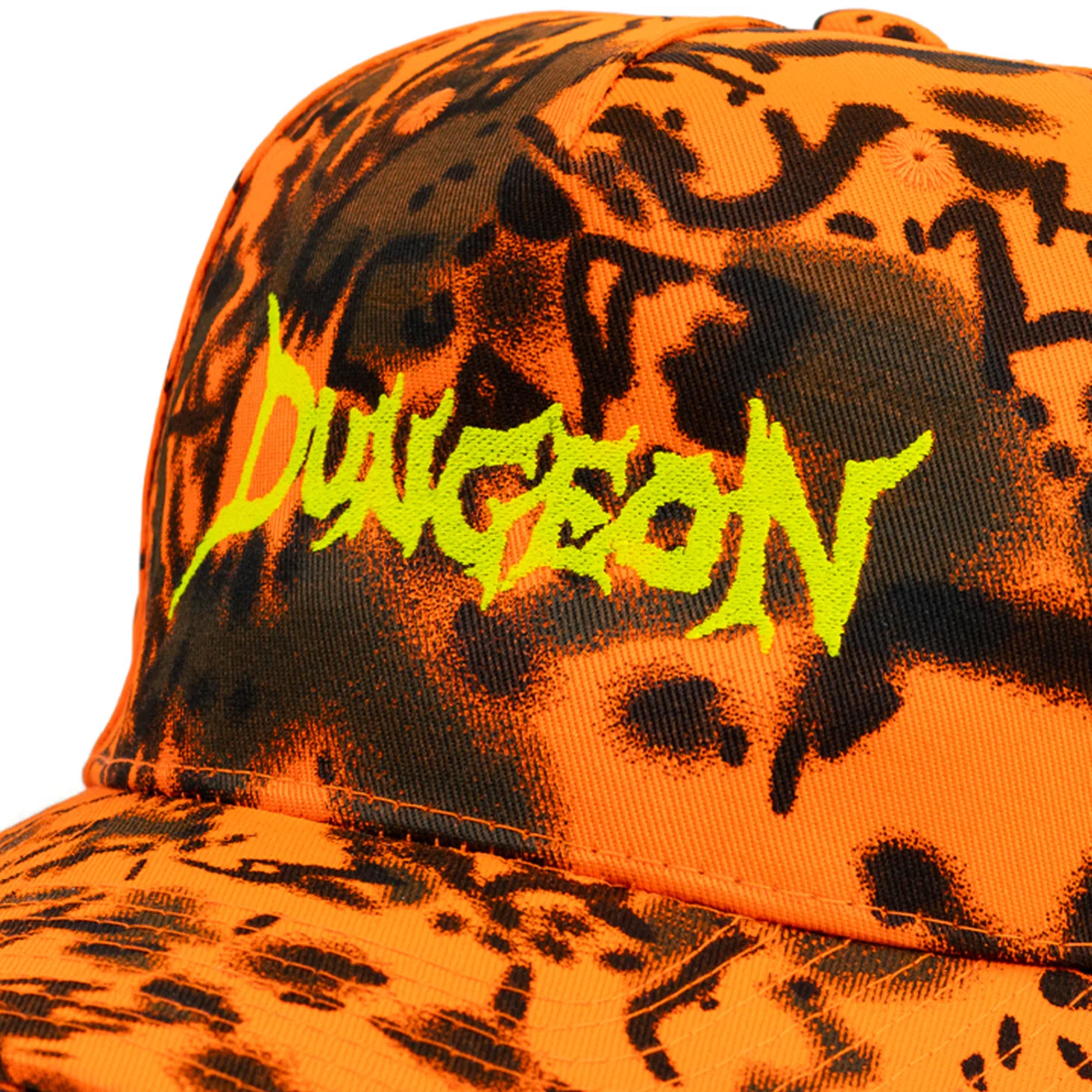 Dungeon Logo Cap - Orange Forest Camo