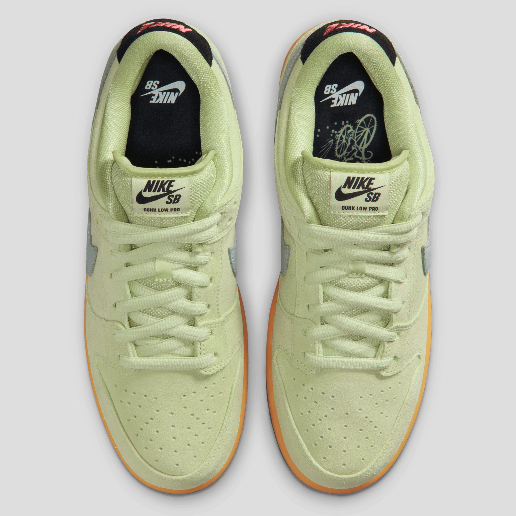 nike dunks lime
