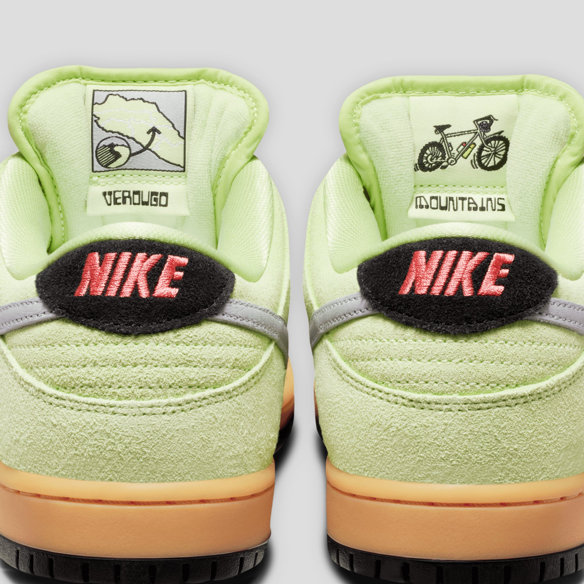 Nike SB Dunk Low Pro Verdugo Mountain - Light Liquid Lime / Black
