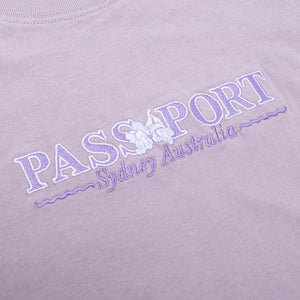 Pre-Order Pass~Port Jacaranda Tee - Dusty Lilac