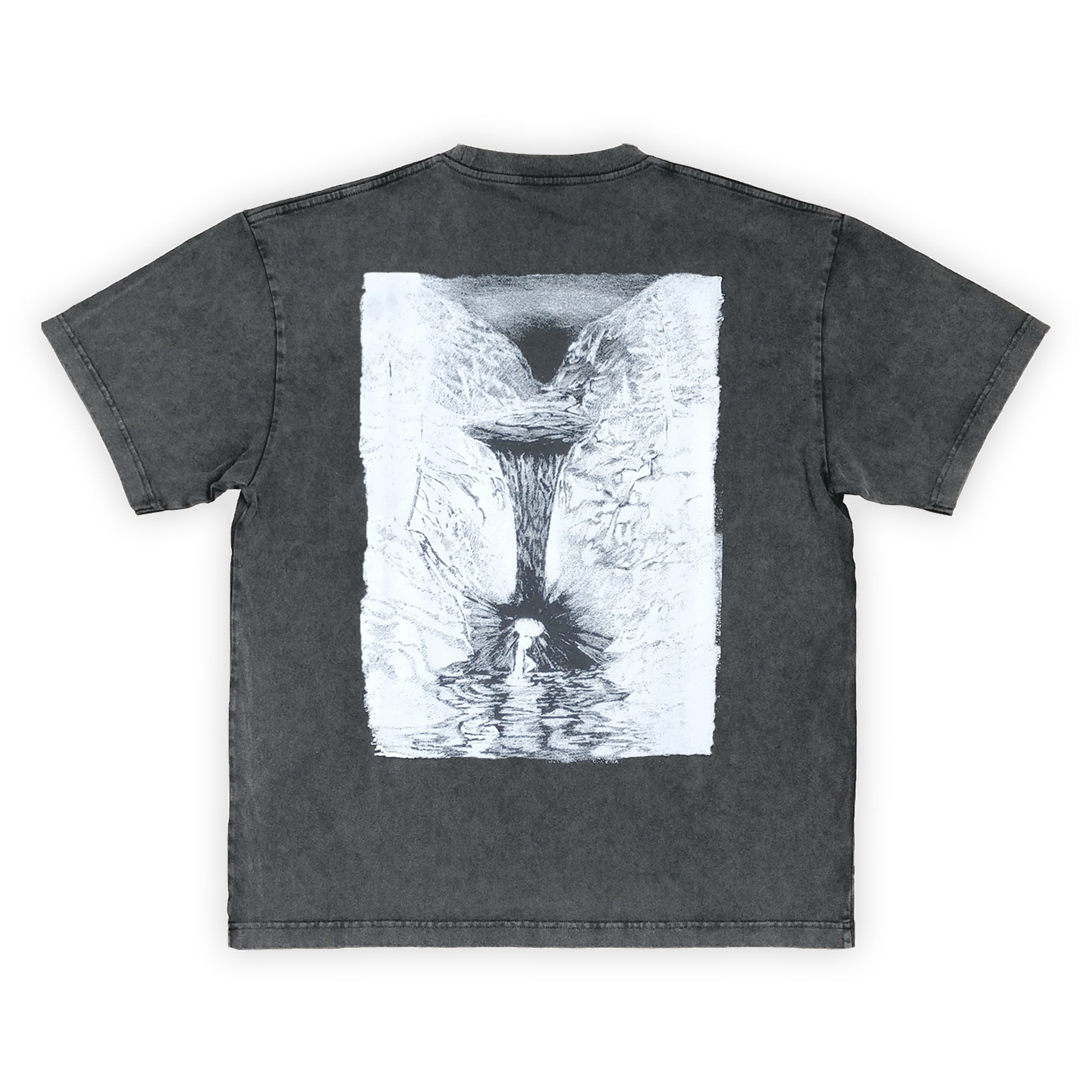 Dancer Waterfall Tee - Washed Black – Pass~Port