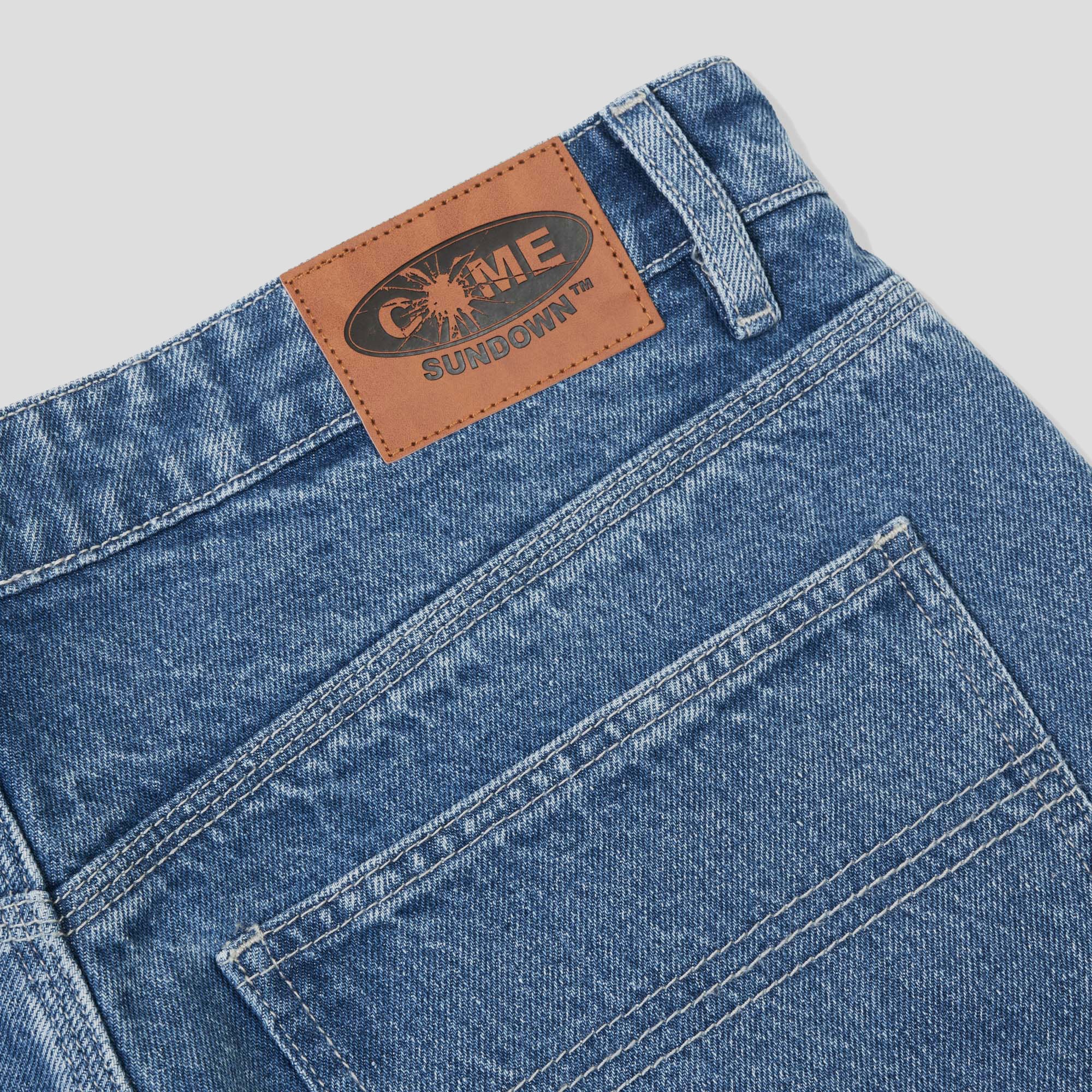 Come Sundown Lock Denim Jean - Washed Blue