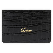 Dime Croc Cardholder - Black