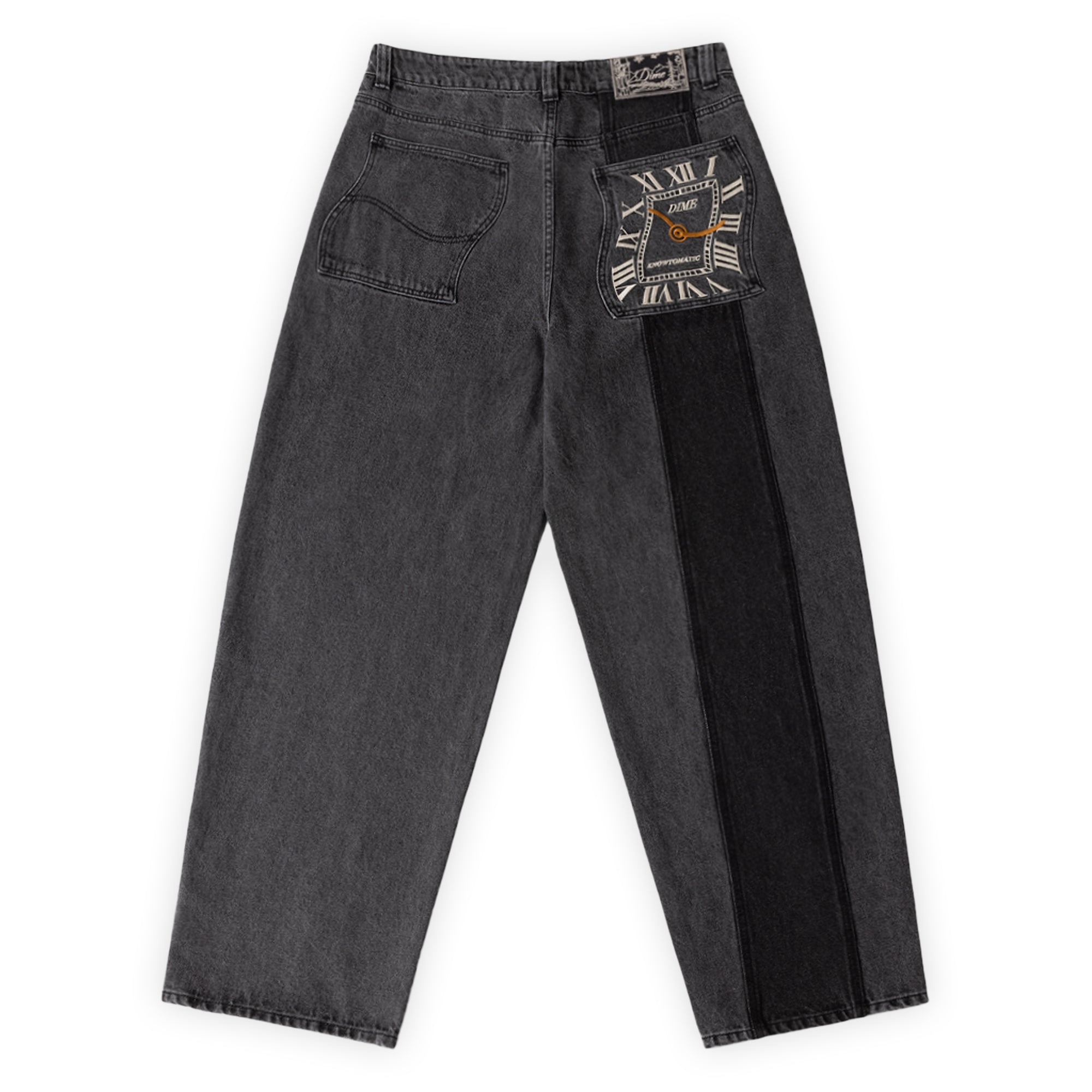 Dime Baggy Denim Pants - Knowtomatic Black – Pass~Port