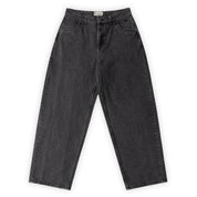Dime Baggy Denim Pants - Knowtomatic Black