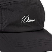 Dime Cursive Earflap Cap - Black