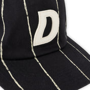 Dime Pinstriped Worker Cap - Black