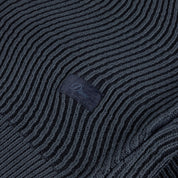 Dime Wave Knit Sweater - Navy