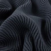 Dime Wave Knit Sweater - Navy