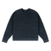 Dime Wave Knit Sweater - Navy