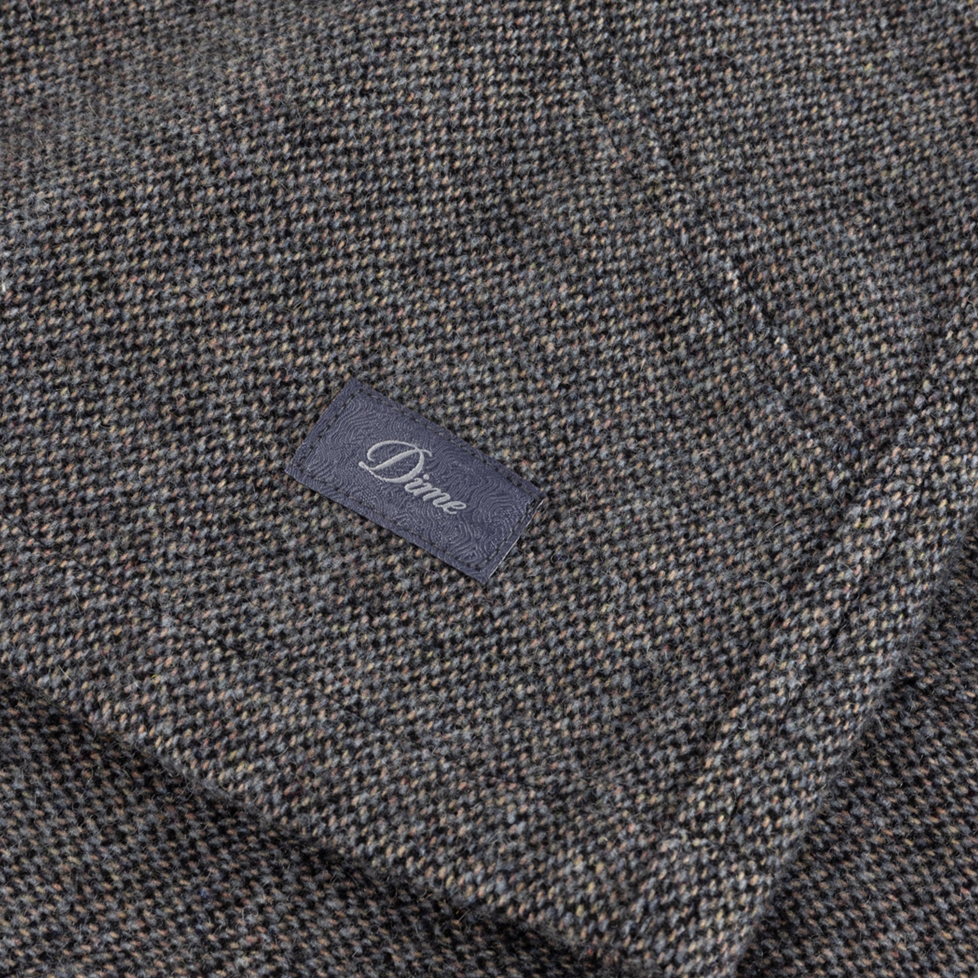 Dime Wool Overshirt - Silver