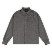 Dime Wool Overshirt - Silver