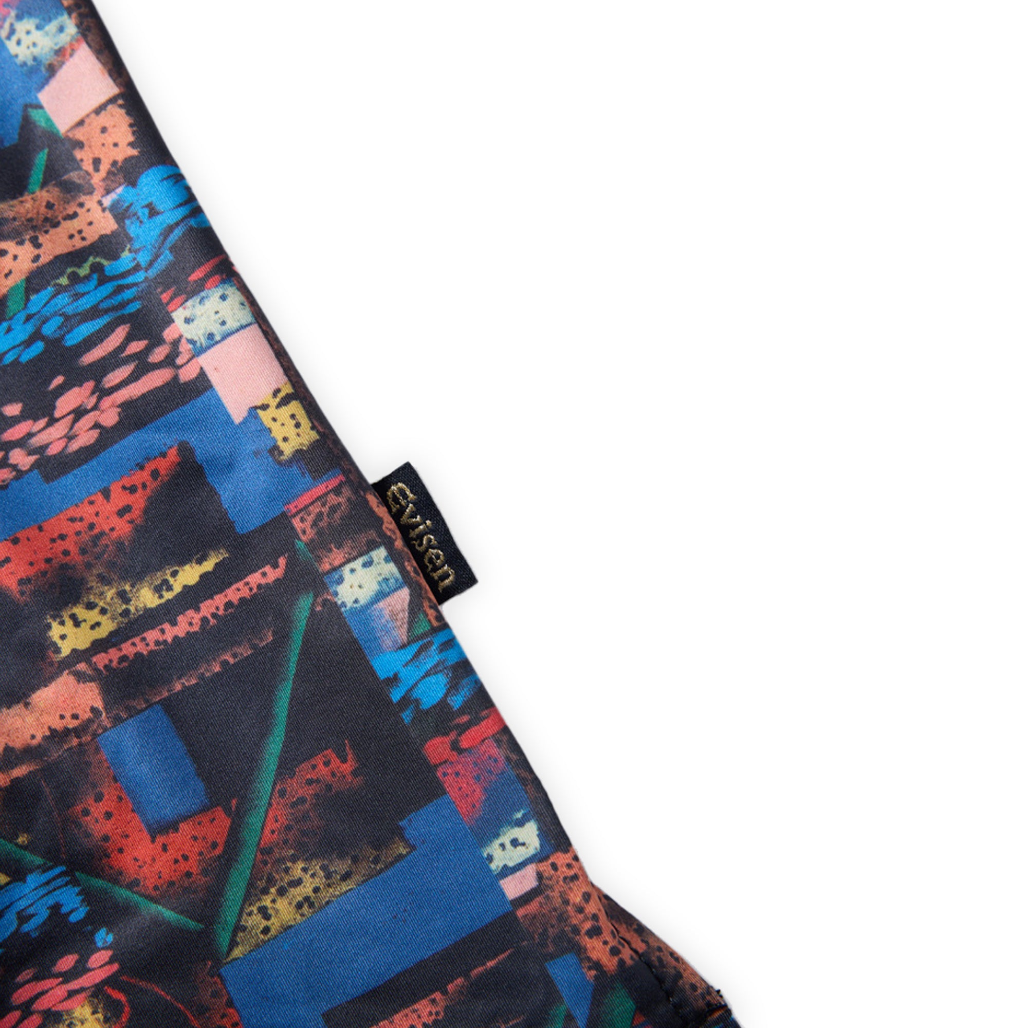 Evisen Julien Open S/S Shirt - Blue / Orange