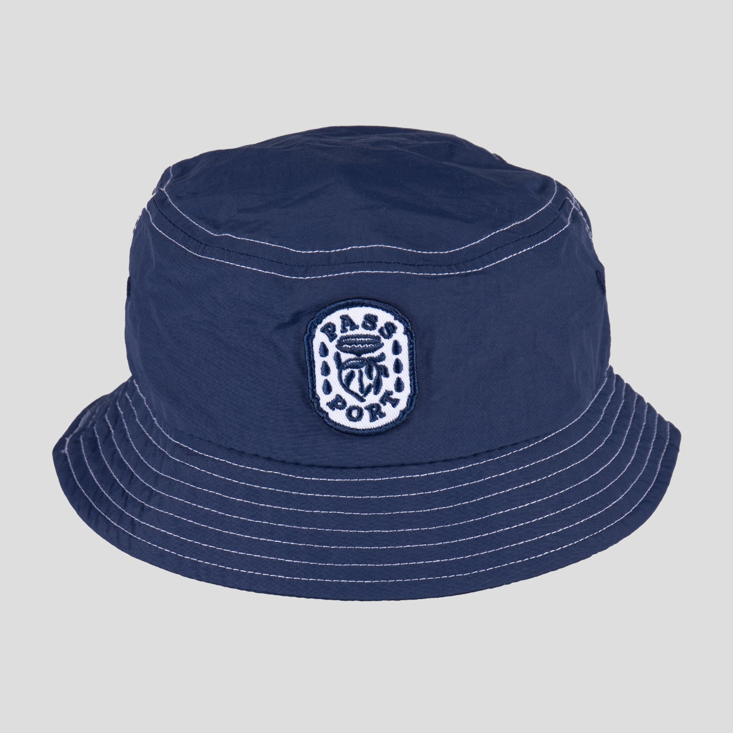 Pass~Port Fountain RPET Bucket Hat - Navy