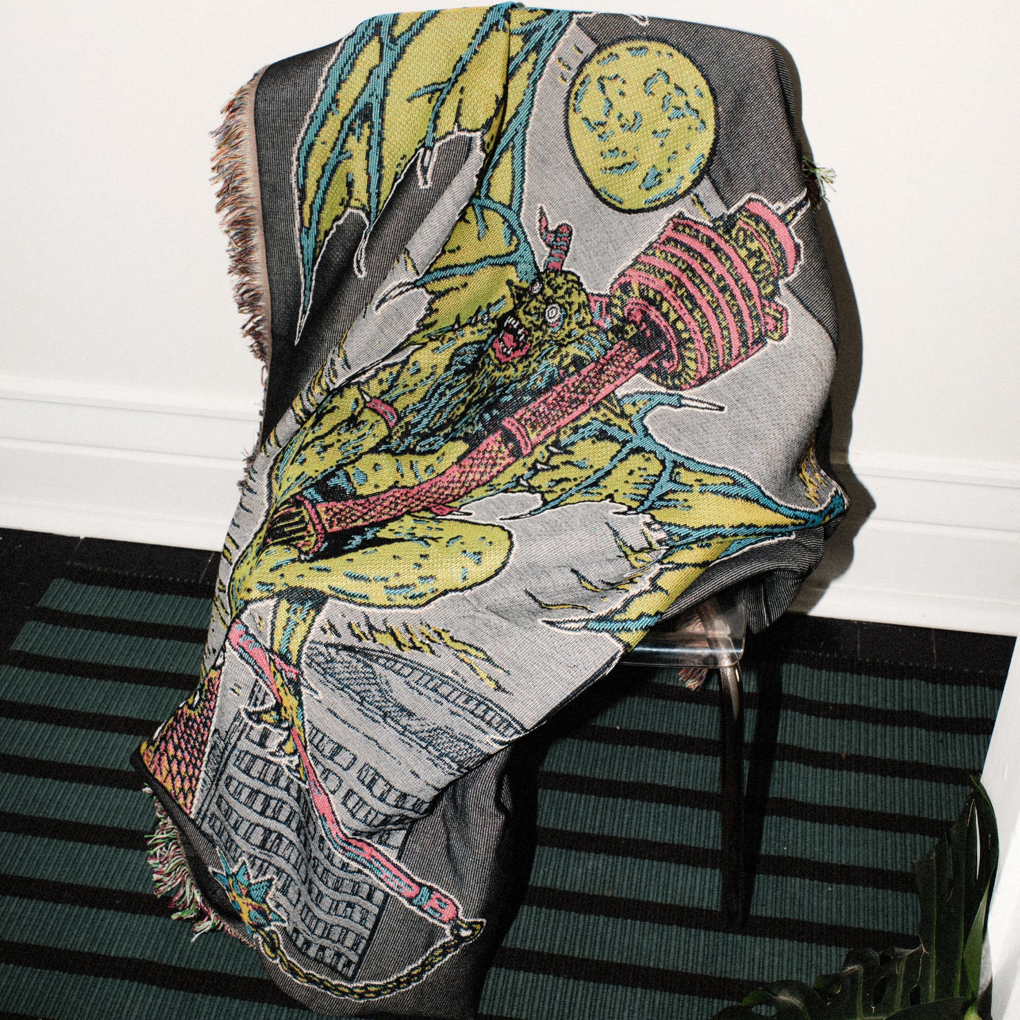 Pass~Port Store & Gallery Exclusive - French Centre Point Tower Throw Blanket