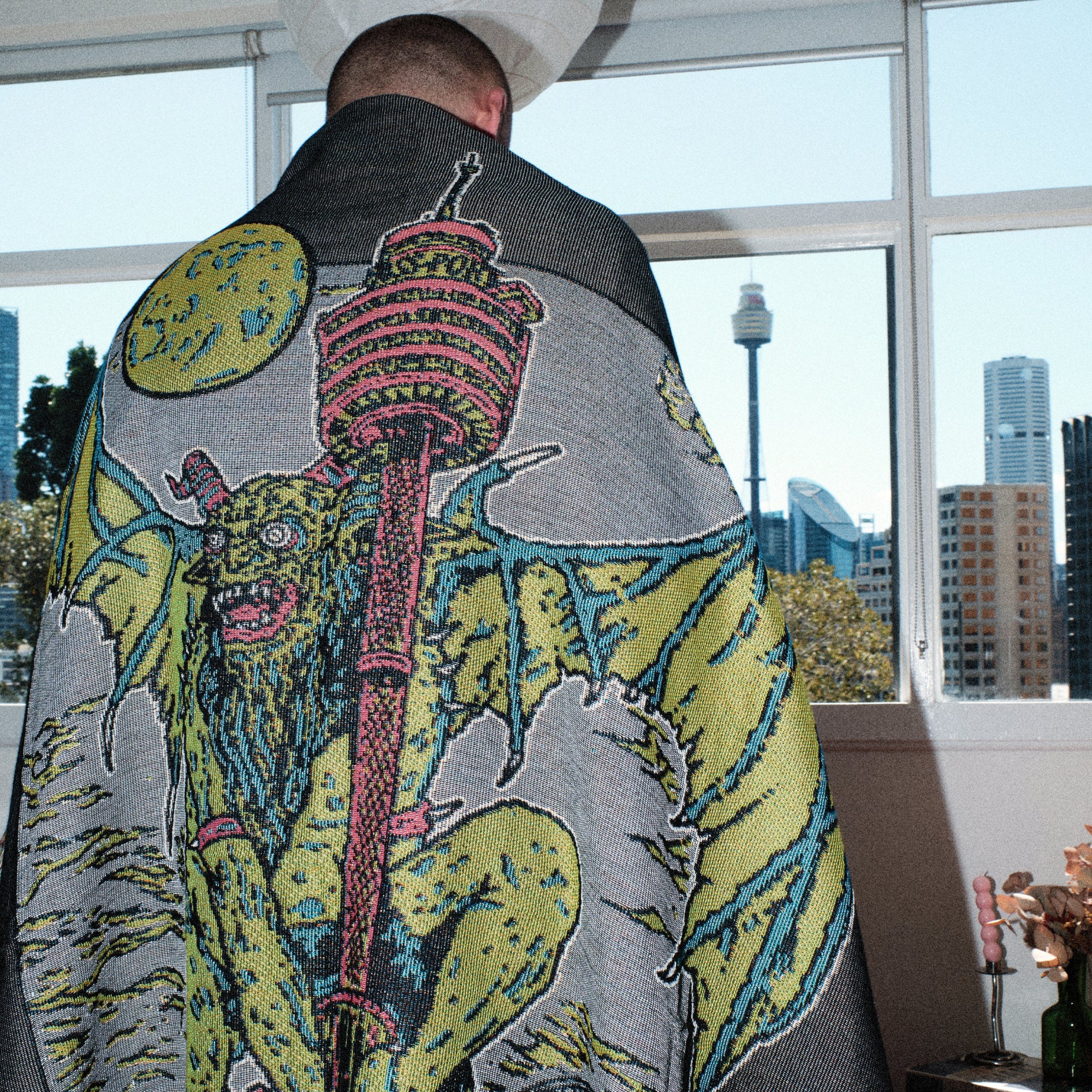 Pass~Port Store & Gallery Exclusive - French Centre Point Tower Throw Blanket