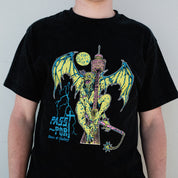 Pass~Port Store & Gallery Exclusive - French Centre Point Tower Tee - Acid Wash Black